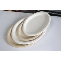 Newest Design Good Price Eco-Friendly Oval Dessert Plate